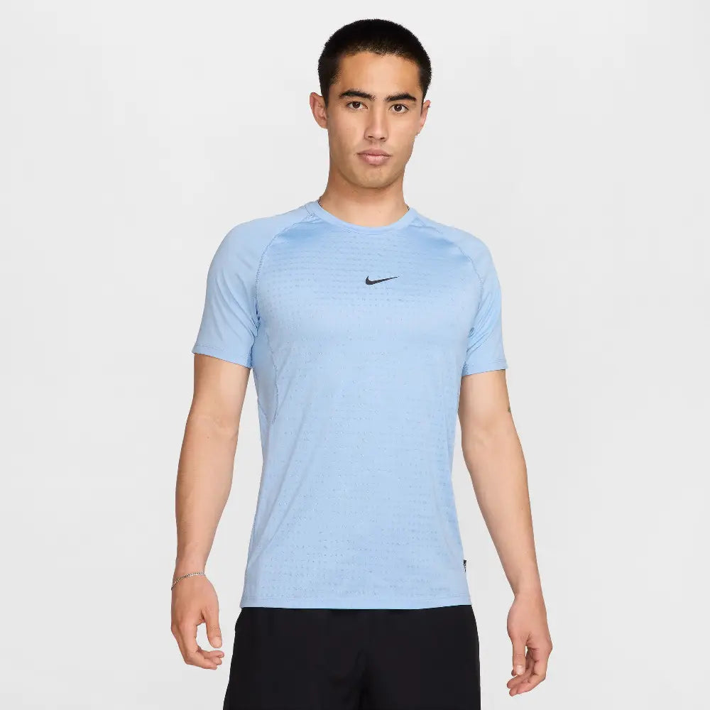 Pro Breathe Men's Slim-Fit Short-Sleeve Top Blue - Hudson Store Pro Breathe Men's Slim-Fit Short-Sleeve Top Blue - Hudson Store