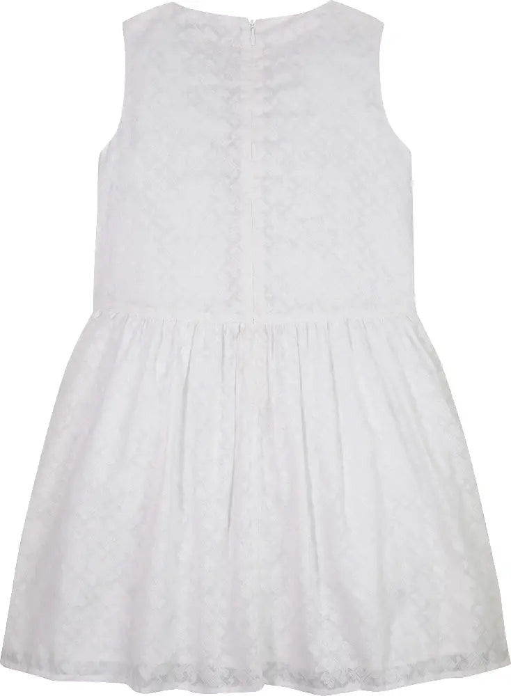 Monogram Sleeveless Dress White