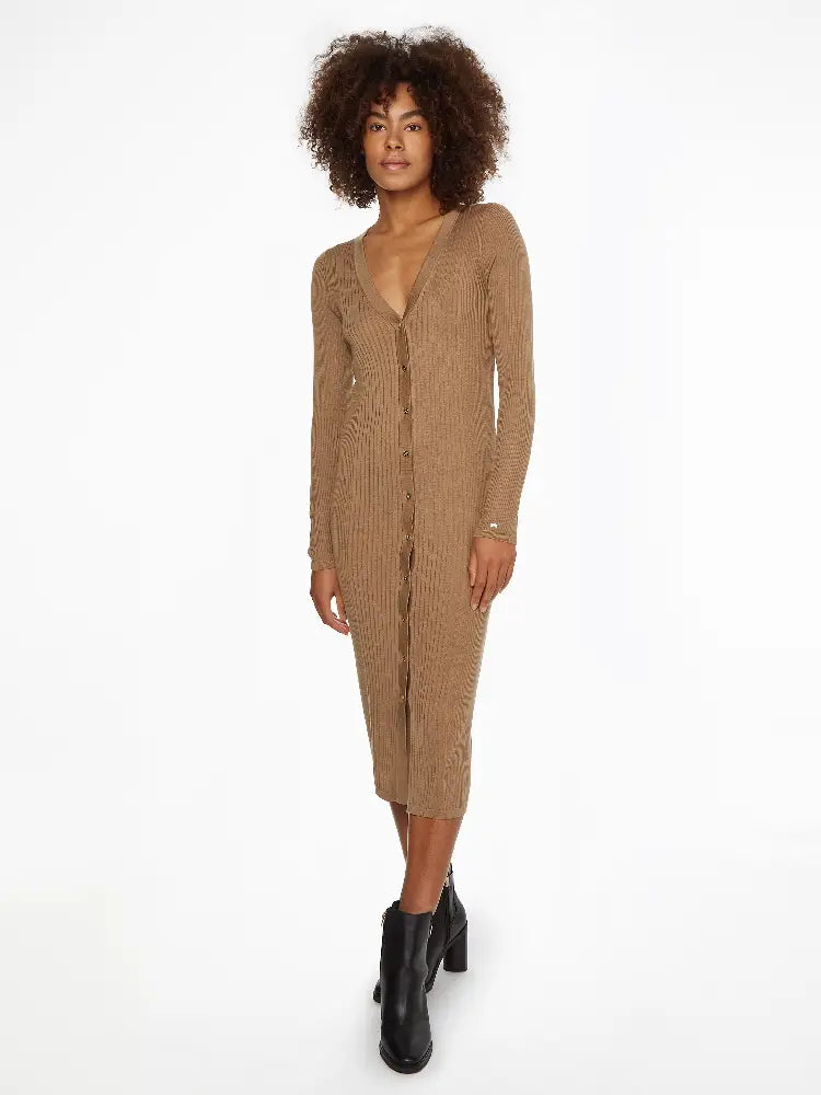 Midi Dress Brown