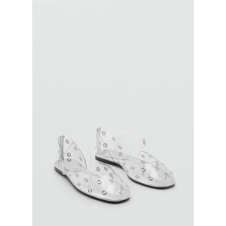 Vinyl Shoes With Eyelets