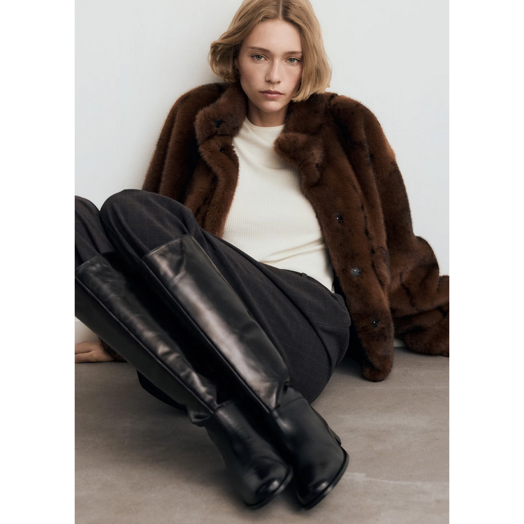 Leather High Boots