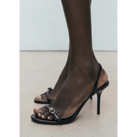 Stiletto Heel Sandal With Buckle