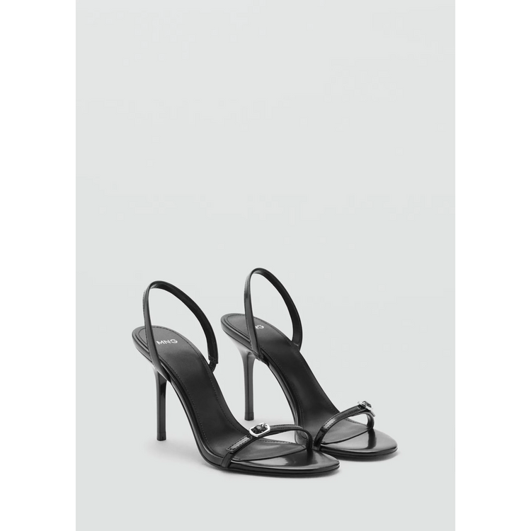 Stiletto Heel Sandal With Buckle