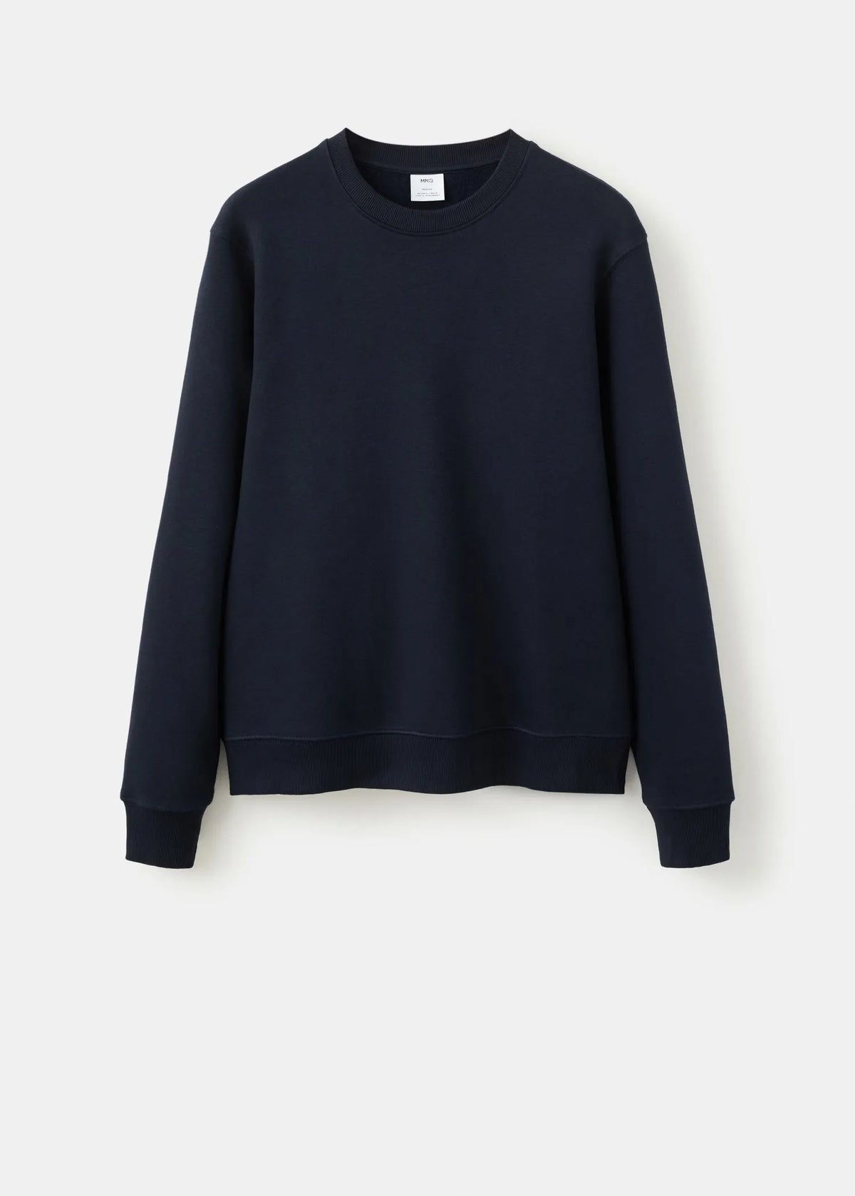 Cotton Sweatshirt With Soft-Touch Interior