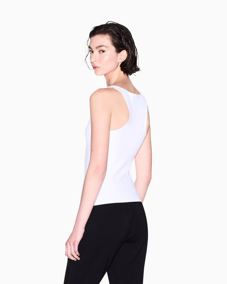 Small Logo Fitted Tank Top