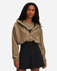 Cropped Hooded Jacket