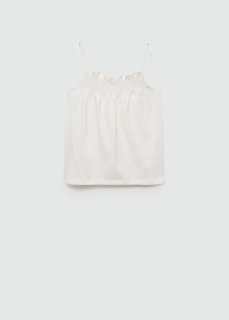 Gathered Neck T-Shirt