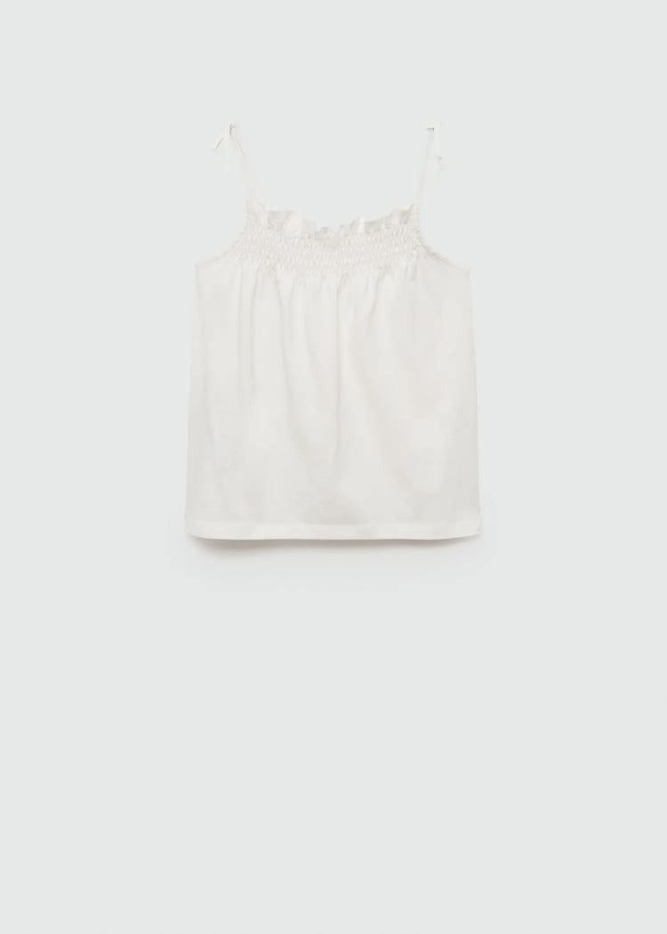 Gathered Neck T-Shirt