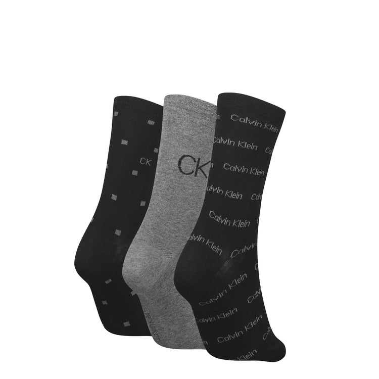 CK MEN SOCK 4P LOGO GIFTBOX ONE SIZE