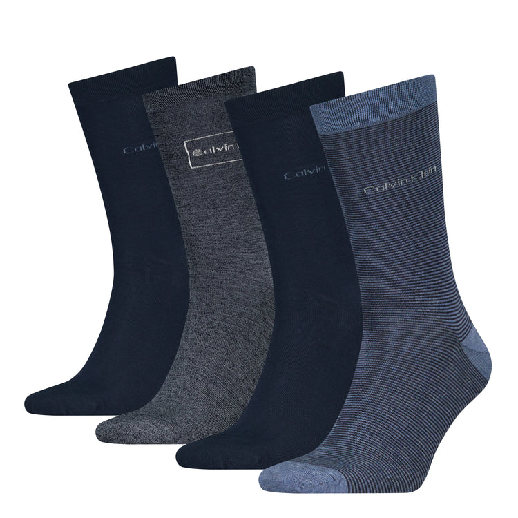 MEN SOCK 4P LOGO GIFTBOX ONE SIZE