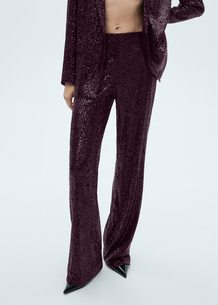 Trousers With Sequins