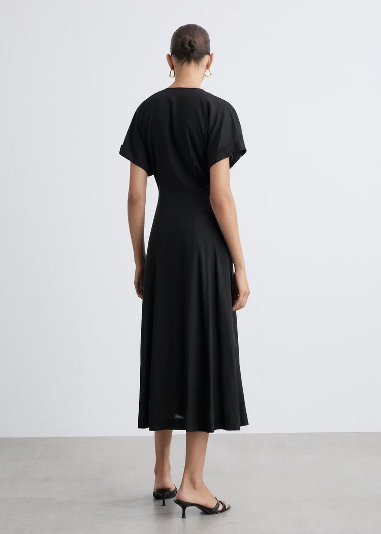 Flared Midi Dress