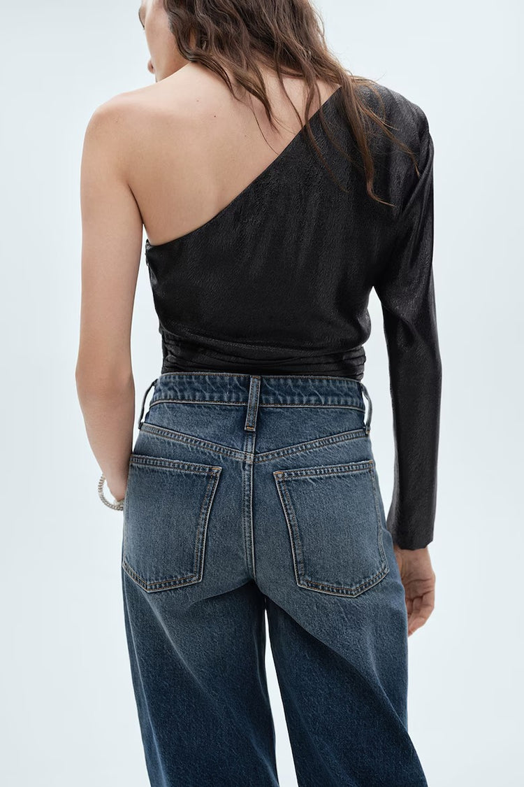 One Asymetrical Crop Top