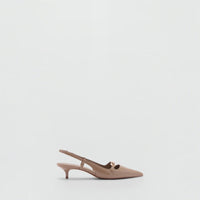 Slingback Heeled Shoes With Buckle