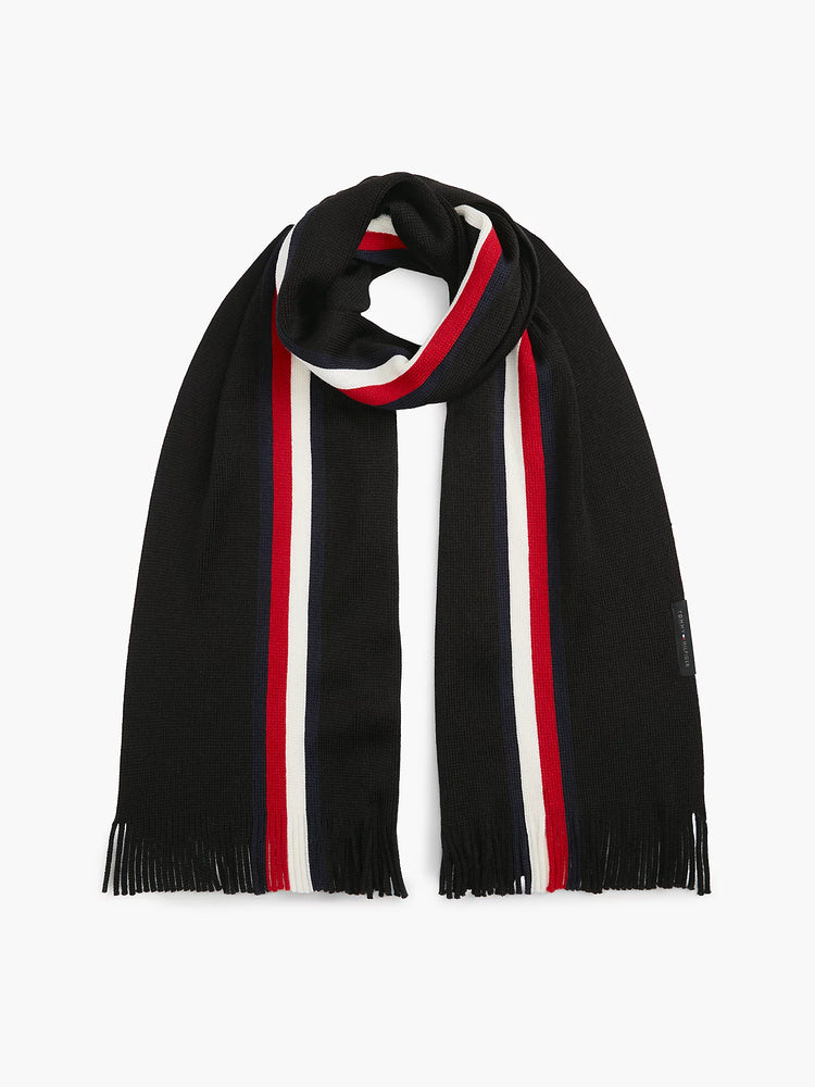 Global Stripe Wool Blend Scarf