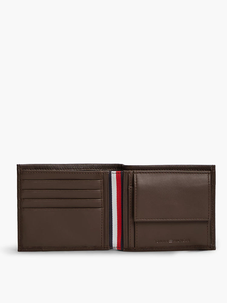 Corporate Leather Bifold Card And Coin Wallet