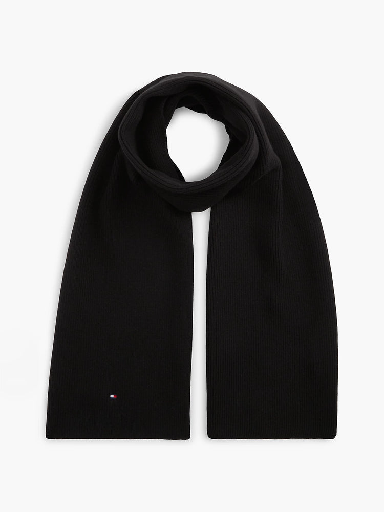 Flag Knit Scarf With Wool