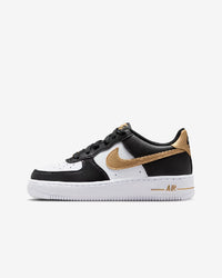 NIKE Air Force 1 Sneakers White Black GS CT3839-009