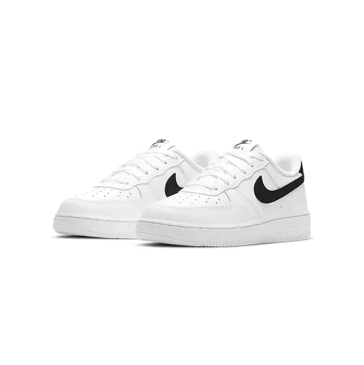 NIKE Air Force 1 Low White Black Gs CT3839-100