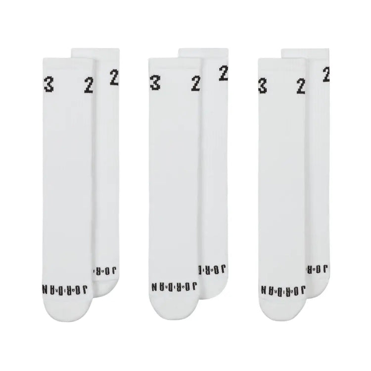 JORDAN Essential Crew Socks White (3 Pairs) DA5718-100
