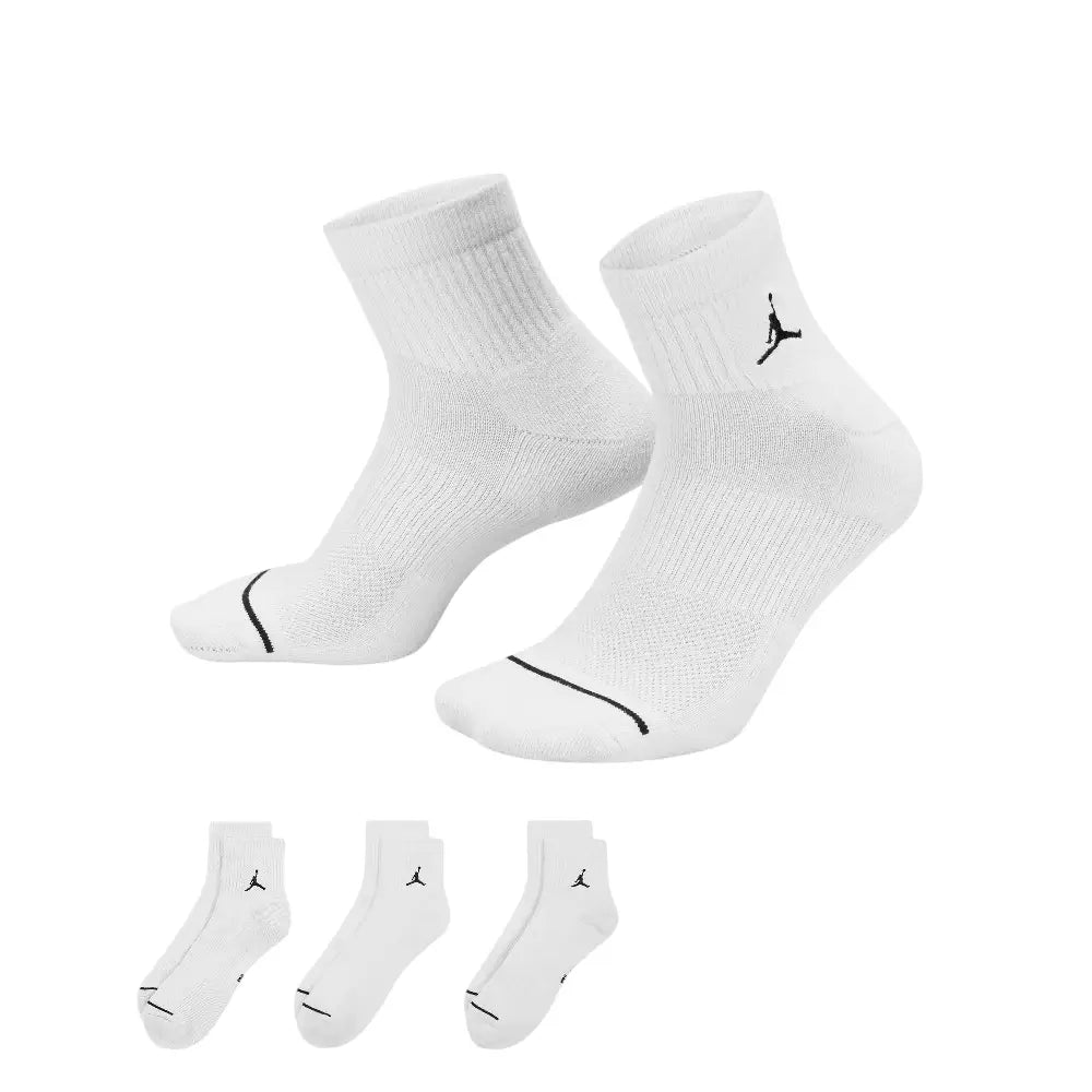 JORDAN U J EVERYDAY CUSH POLY ANKLE 3PR - 144 DX9655-100