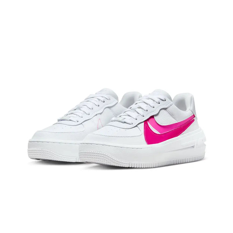 NIKE Air Force 1 Plt.Af.Orm White Fireberry FJ2986-100