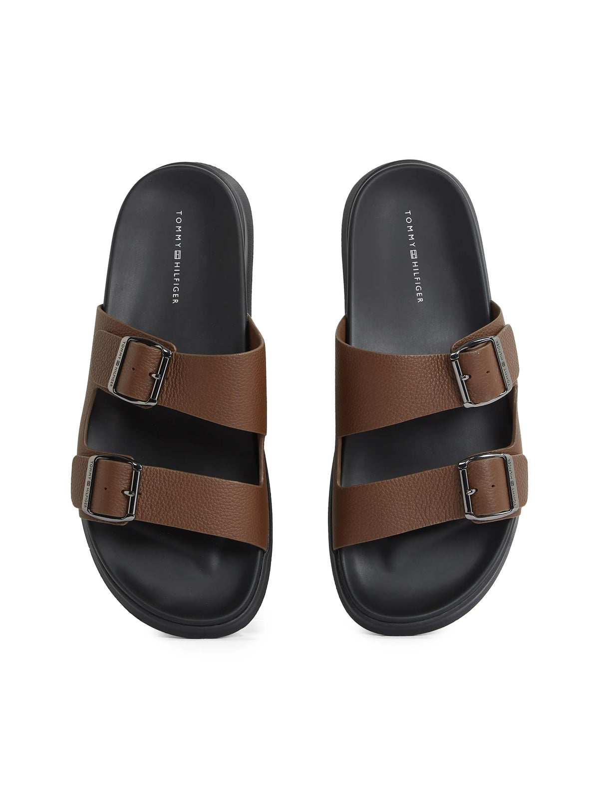 Leather Stripe Sandals