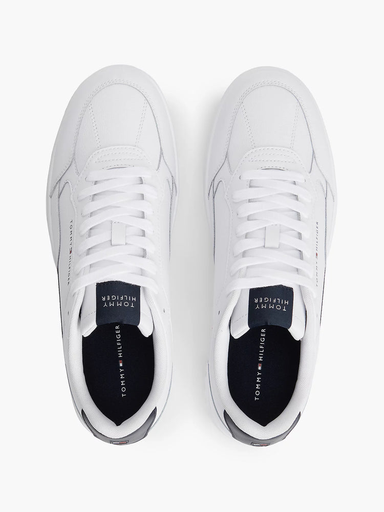 Global Stripe Basketball Trainers With Leather