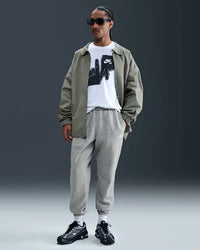 NIKE Club Cuffed Brushed Fleece Pants Grey FN3808-063
