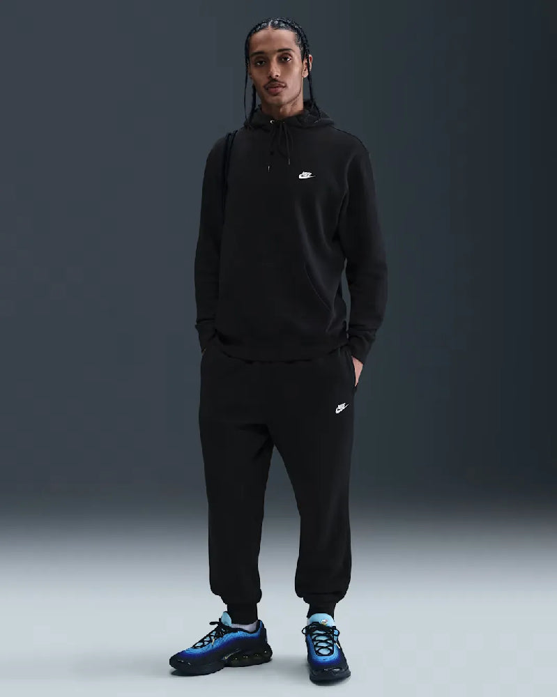 NIKE Club Pullover Fleece Hoodie Black FN3859-010