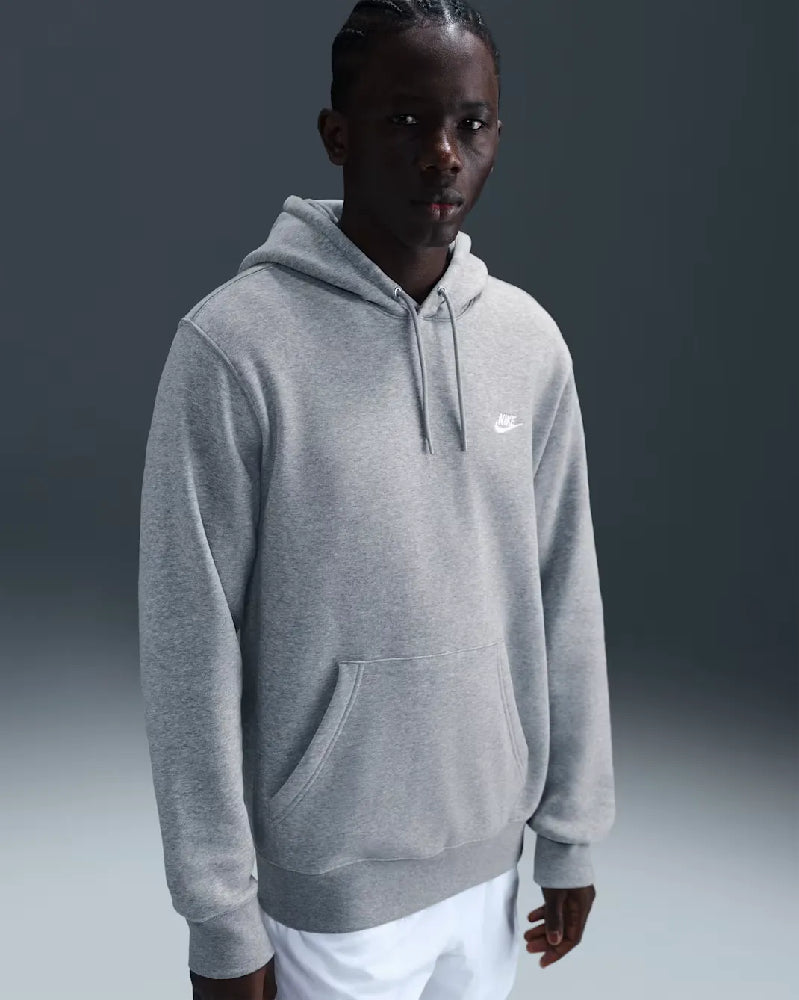 NIKE Club Pullover Fleece Hoodie Grey FN3859-063