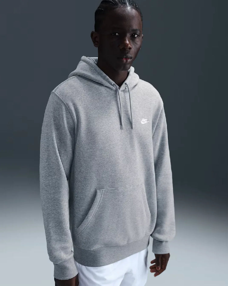 NIKE Club Pullover Fleece Hoodie Grey FN3859-063
