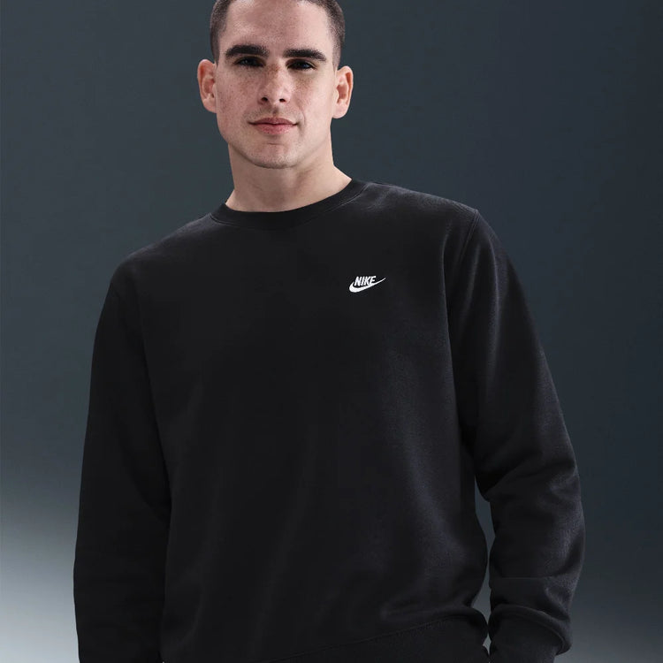 NIKE Club Fleece Crew Sweat Black FN3886-010