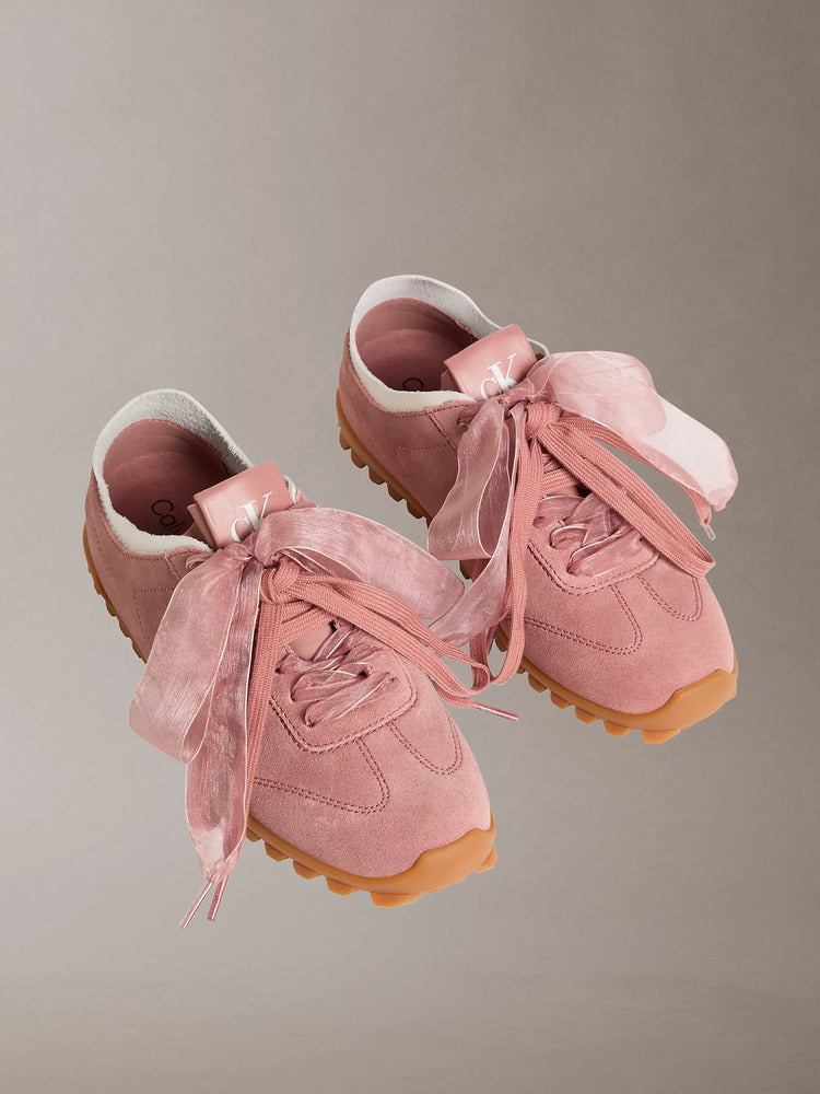 Suede Organza Runner Trainers