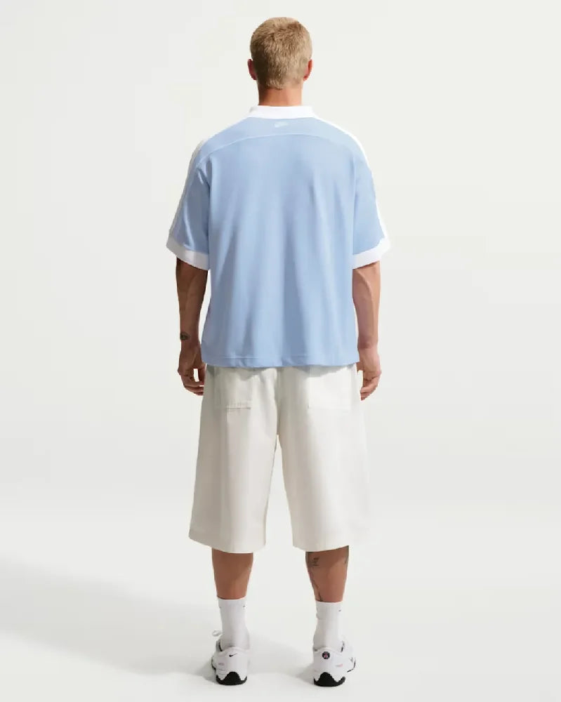 NIKE Sportswear Club Oversized Short-Sleeve Polo Blue IF0723-407