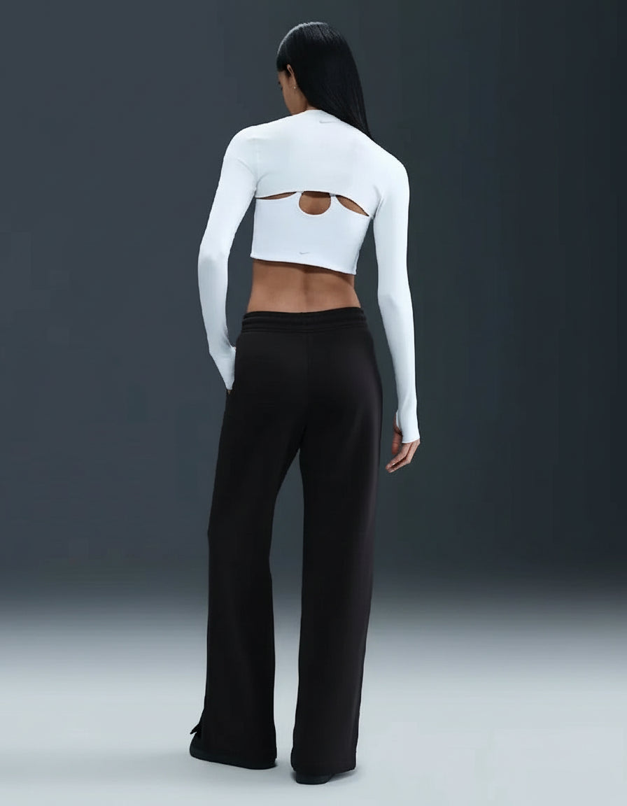 NIKE Sportswear Phoenix Fleece High-Waisted Wide-Leg Pants Black IH1011-010