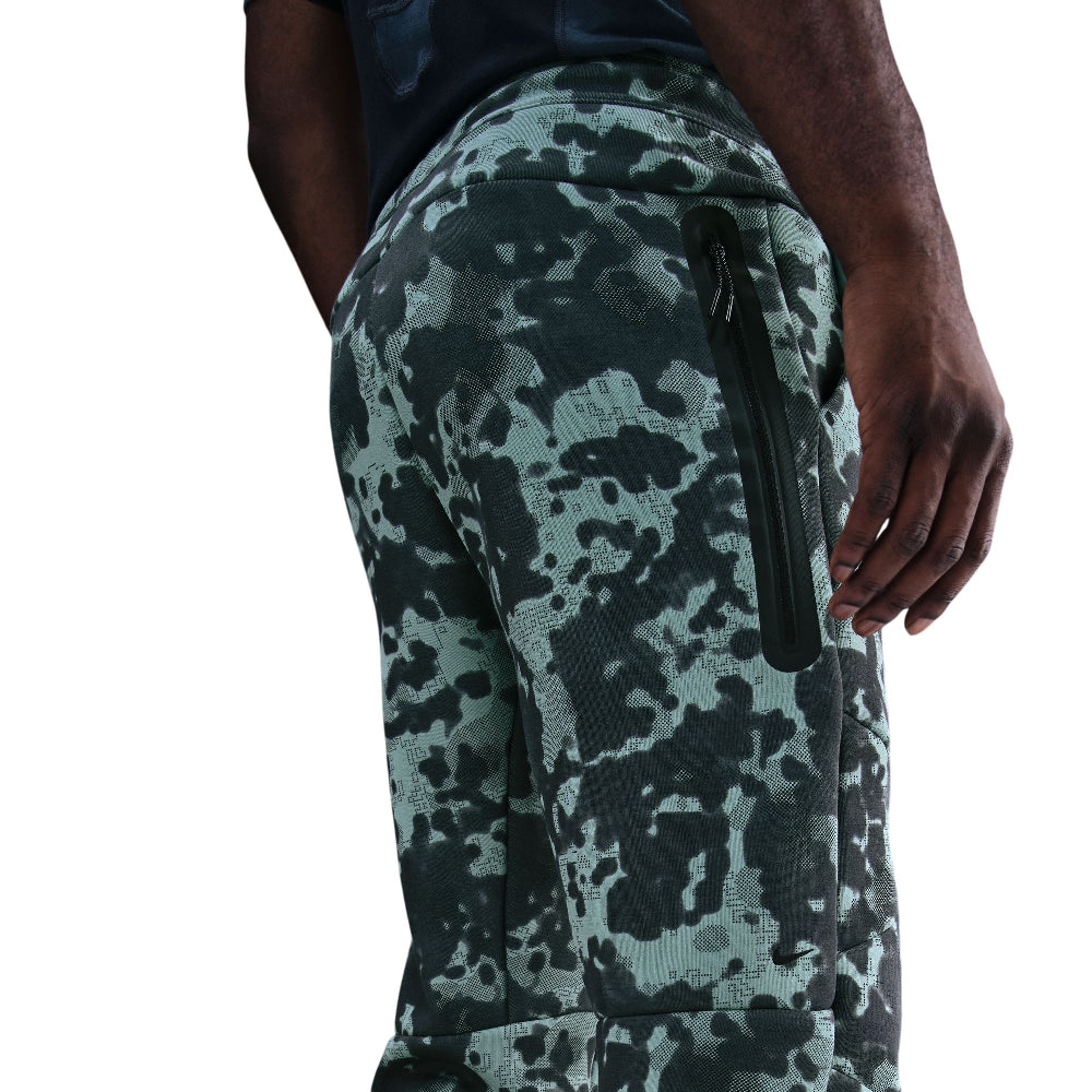 NIKE Tech Open-Hem Fleece Camo Pants Grey II1324-017