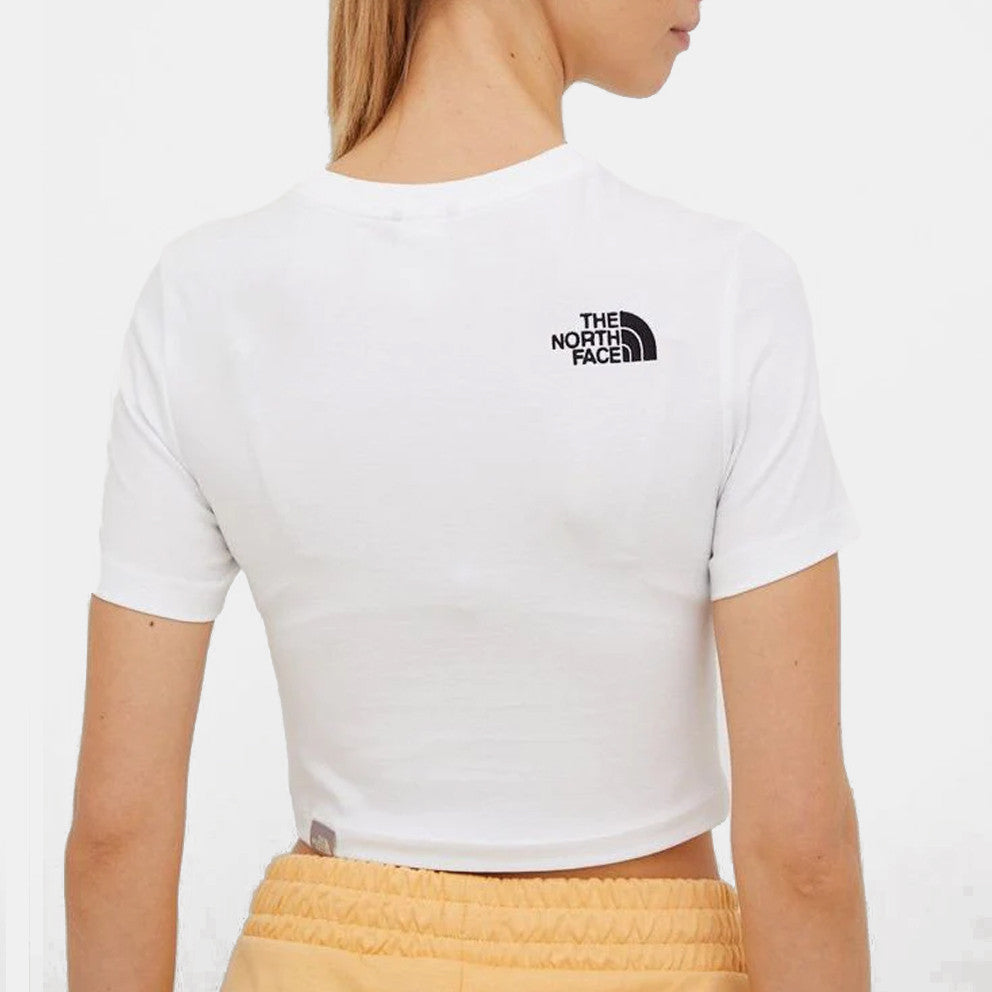 NORTH FACE S/S Essential Cropped Slim T-Shirt White NF0A55AOFN41