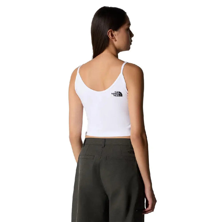 NORTH FACE Slim Crop Tank Top White NF0A55AQFN41