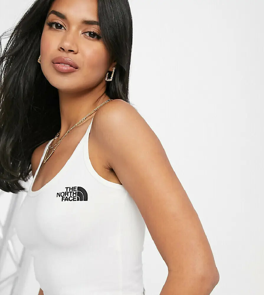 NORTH FACE Slim Crop Tank Top White NF0A55AQFN41