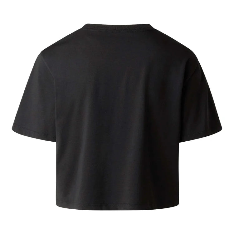 NORTH FACE Evolution Simple Dome Crop Relaxed T-Shirt Black NF0A8FDHJK31