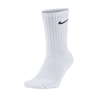 NIKE Cushioned Training Crew Socks (3 Pairs) White SX4508-101