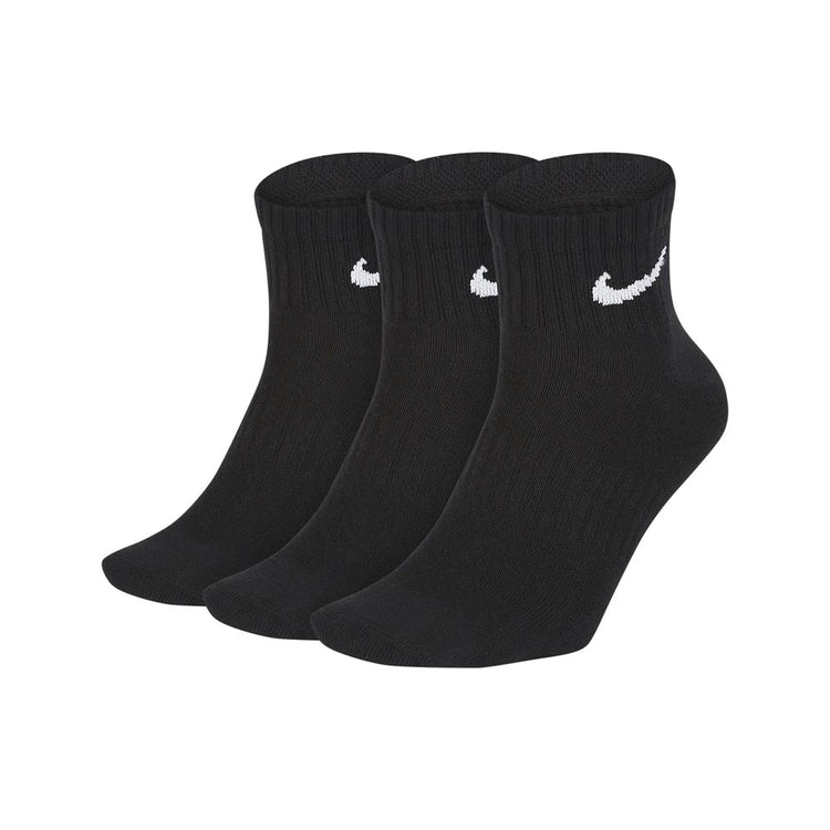 NIKE Training Ankle Everyday Lightweight Socks 3-Pack Black SX7677-010