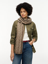 Monogram Jacquard Scarf