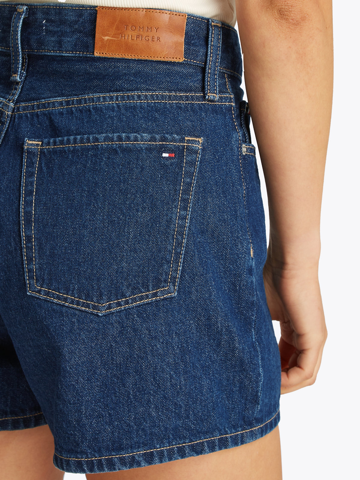 high Rise Denim Shorts