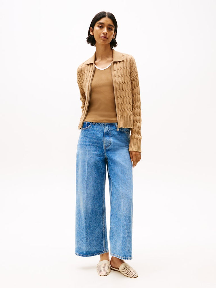 Wide Leg Straight Jeans