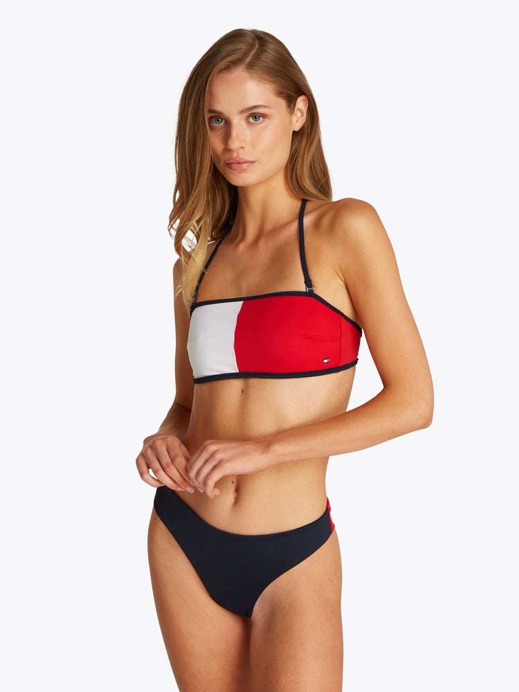 Flag Bandeau Bikini Top