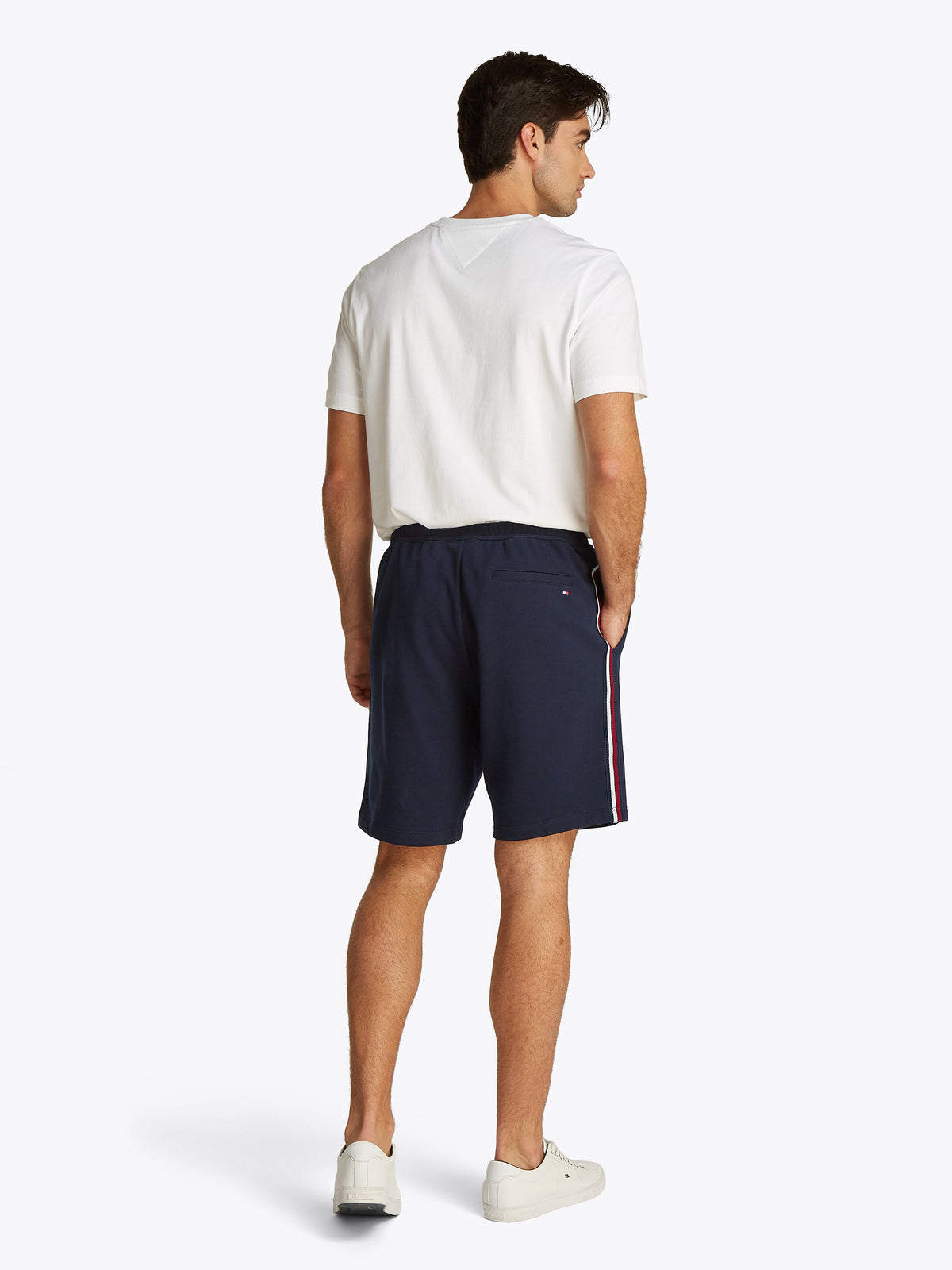 Global Stripe Sweat Shorts