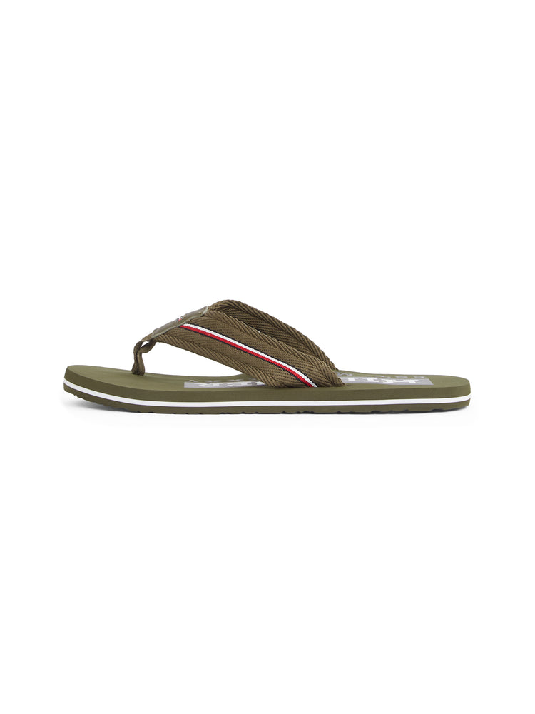 Signature Tape Webbing Flip Flops