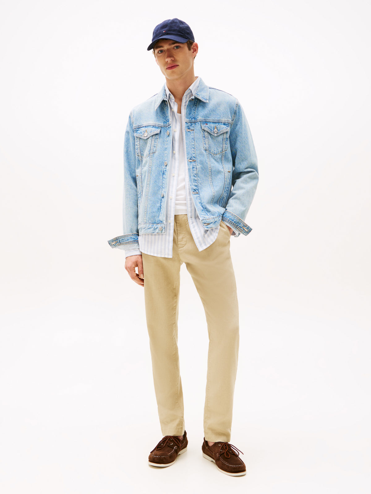 Harlem Relaxed Linen Blend Tapered Trousers